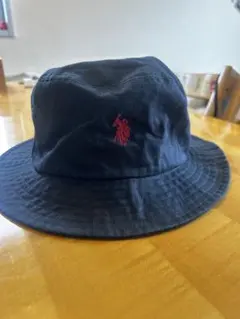 U.S. POLO ASSN. バケットハット ネイビー　刺繍レッドのサムネイル