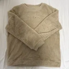 ベージュ フリース パジャマセット