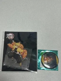 鬼滅の刃 我妻善逸 無限城編 アクリルスタンド・缶バッジ