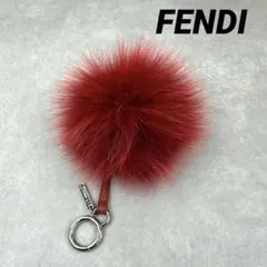 フェンディ FENDI キーホルダー チャーム ポンポン フォックスファー FENDI （未使用 展示品）フェンディ ポンポン チャーム