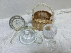 結婚式　ウェルカムスペースセット　バスケット　ガラスドーム　他