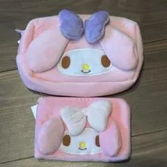 韓国ダイソー限定　マイメロディーポーチ2点セット