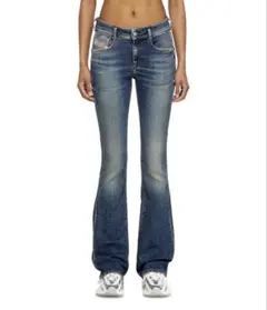 DIESEL デニムブーツカット 1969 D-EBBEY L.30 裾上げ済みのサムネイル