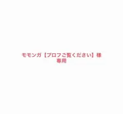 モモンガ【プロフご覧ください】様　専用ページ
