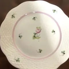 未使用近✨ヘレンド ウィーンのバラ プレート 26cm大皿 ピンク ローズ2枚② ヘレンド ウィーンのバラ ピンク 00711-0-00 モカカップ＆ソーサー