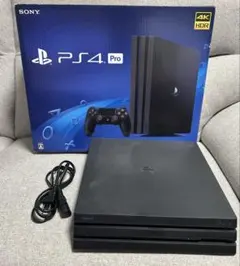 PS4 Pro 4K HDR ブラック （1TB）SSD換装済み