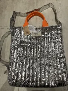 新品未使用　niko and... シルバーショルダーバッグ