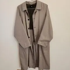 HARE チェック柄 ステンカラーコート M