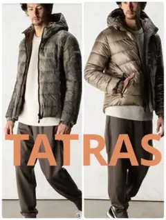 カーキ ダウンジャケット