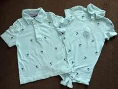 ポロ　ラルフローレン　ポロシャツ 100　ロンパース 80 セット