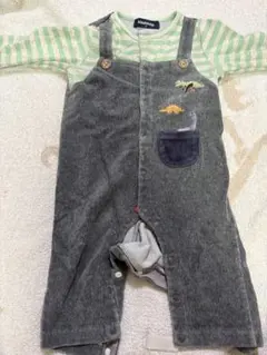 klädkåp 恐竜刺繍ロンパース 70cm