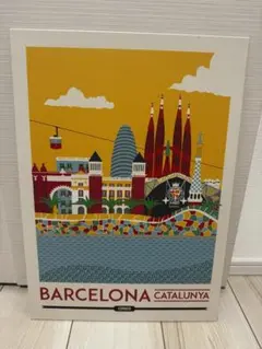 Displate メタルポスター BARCELONA バルセロナ スペイン