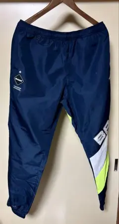 レア　FCRB FC Real Bristol ブリストル黒 ピステパンツ L パンツ VENTILATION PUFFER PANTS FCRBー