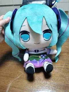 初音ミク きゅるまるBIGぬいぐるみ 朝顔ver.のサムネイル