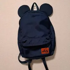 ★東京ディズニーリゾート★ミッキー耳付きリュック ネイビー☆彡比較的美品のサムネイル