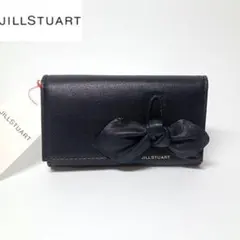 新品タグ付き ジルスチュアート キーケース りぼん ブラック レザー 本革