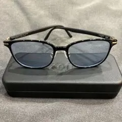 Zoff メガネ カラーレンズ ブラック ケース付き 度入り