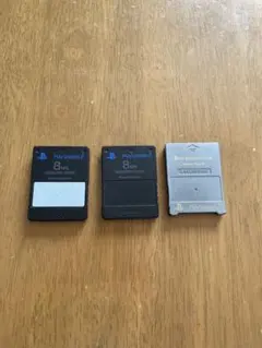 PS2 8MB メモリーカード 3個セット