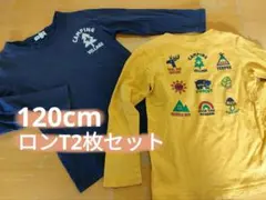 3can4on★120cm★可愛いプリント★ロンT2枚セット★