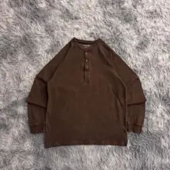 ST. JOHNS BAY サーマルヘンリーネックロンt ヴィンテージ　長袖