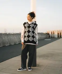 HUF FUCK IT VEST ニットベスト