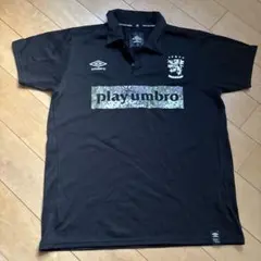 umbro 黒 ポロシャツ playumbro