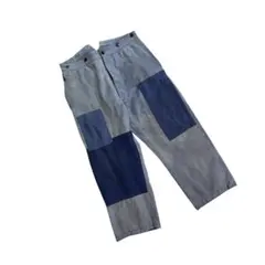 KAPITAL レザーパッチ シンチバック ワークパンツ 2 - メルカリ