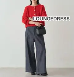 ラウンジドレス 【未使用】　ハイウエストデニムパンツ　20周年限定　日本製のサムネイル