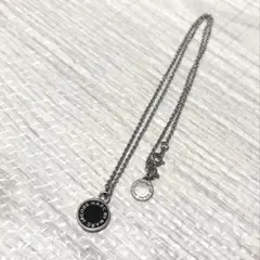 MARC JACOBS サークルロゴ ネックレス シルバー×ブラックのサムネイル