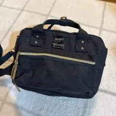 anello ショルダーバッグ ダークブルー ネイビー