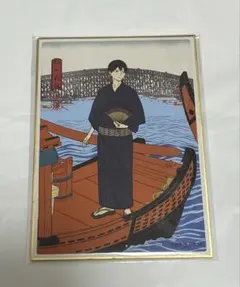 ハイキュー 排球四季景 夏ノ陣 トレーディングミニ色紙 影山飛雄