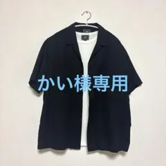 H&M 2点セット　黒シャツ　白シャツ　Mサイズ　　Ｓサイズ　きれいめのサムネイル