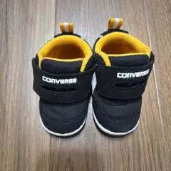 CONVERSE ブラック/オレンジ スニーカー