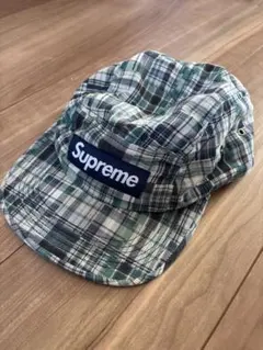 Supreme チェック柄キャップ