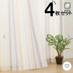 レースカーテン 2枚