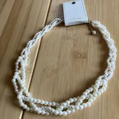 新品GLOBAL WORK オケージョンパールネックレス