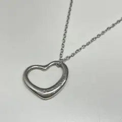 ミ*リ様 TIFFANY シルバー オープンハート　ペンダント ネックレス