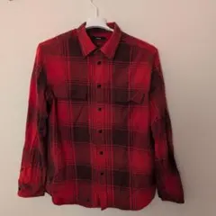 【値下げ!!】DIESEL 長袖シャツ レッド ブラック チェック