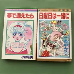 小椋冬美『夢で逢えたら』一条ゆかり『日曜日は一緒に』