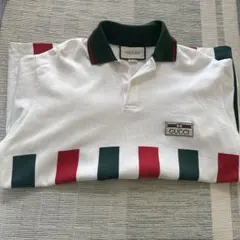 ◇美品 GUCCI ホワイト ポロシャツ 半袖 Mサイズ ホワイト（白）系 GUCCI(グッチ) ポロシャツ(メンズ) - ブランド通販の
