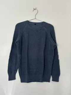 無印良品：コットン クルーネック ニット
