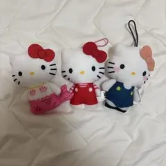 ハッピーセット ハローキティキティちゃん50周年ぬいぐるみキーホルダー