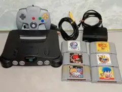 ニンテンドー64 本体 ソフト6本セット ACアダプター コントローラー