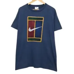 90s NIKEナイキ　ビンテージ半袖Tシャツ　ビッグスウォッシュロゴ　USA製