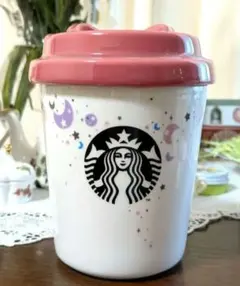 スターバックス 　キャニスターリボンリッド2019