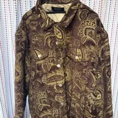 MLVINCE paisley jacquard trucker jacket