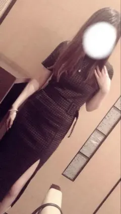 ZARAチェック柄タイトミニワンピース深緑色S