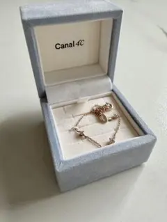 Canal 4℃ シルバーブレスレット 3ストーンのサムネイル