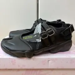 新品 ナイキ ウィメンズ エアリフト ブリーズ レザー 黒 25cm