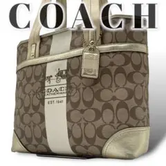 COACH トートバック PVC ホースアンドキャリッジ ヘリテージ